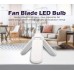 Foxsun Ultra Bright 2 Blade Fan Shape 50W LED Light Bulb F3B